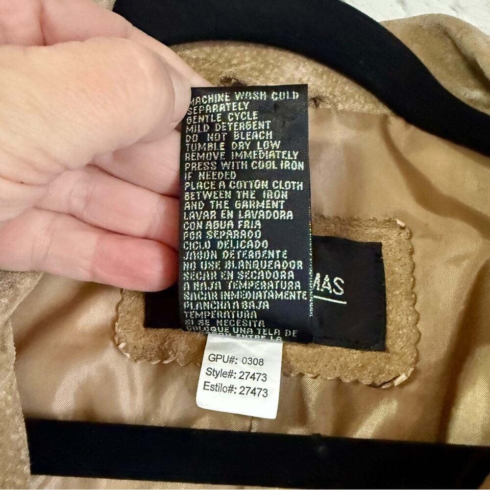 Vintage Brandon Thomas Tan Suede Blazer - Picture 6 of 15